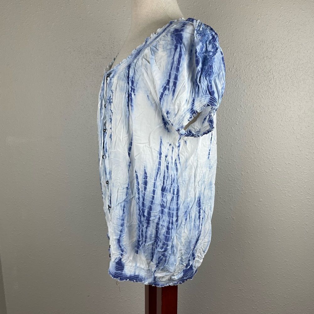 Fever Button Down Tunic Top Size XL EUC - Picture 3 of 6